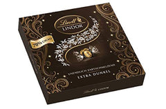 Pudełko upominkowe Lindt LINDOR Extra Black 70% kakao, czekolada prezentowa, ok. 15 trufli LINDOR, 186 g