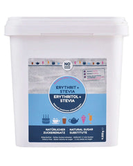 BEZ CUKRU, Erytrytol + Stewia Naturalny zamiennik cukru bez kalorii Słodycz 1:1 w porównaniu do cukru, bez smaku, 4,5 Kg Słodziki Naty Shop