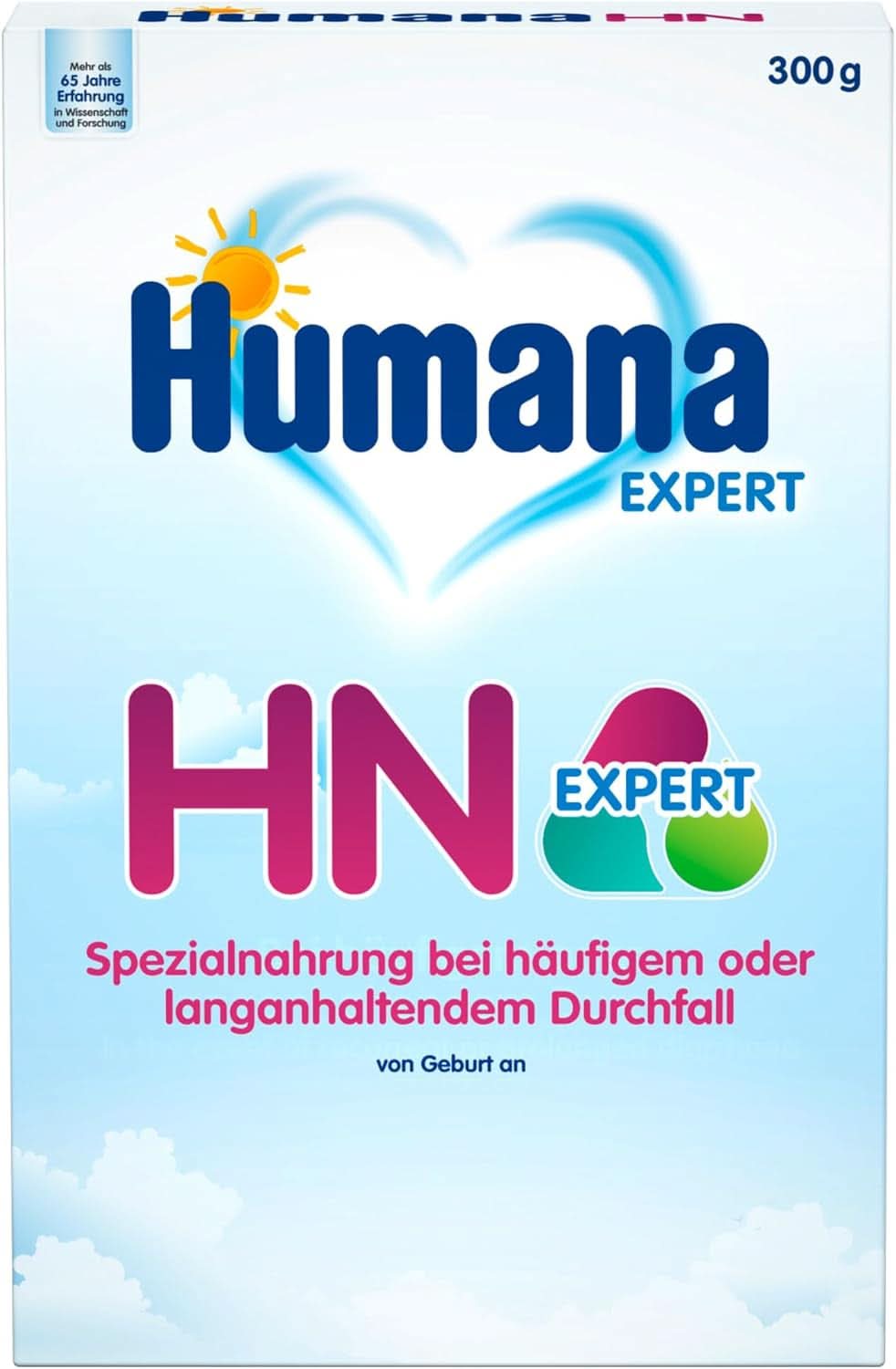 Humana HN Expert, od urodzenia, specjalny pokarm na częste lub długotrwałe biegunki, wspomaga normalizację wzorca stolca, z bananem, 300 g Naty Shop 300 gram