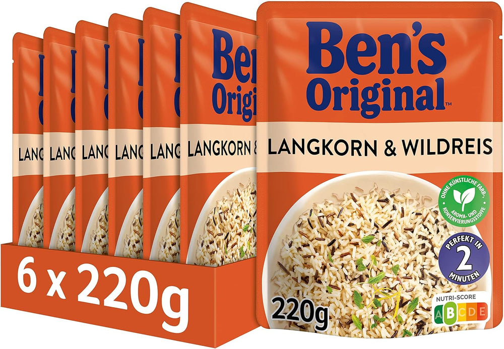 BEN'S ORIGINAL™ Ekspresowy ryż basmati 6 x 220 g