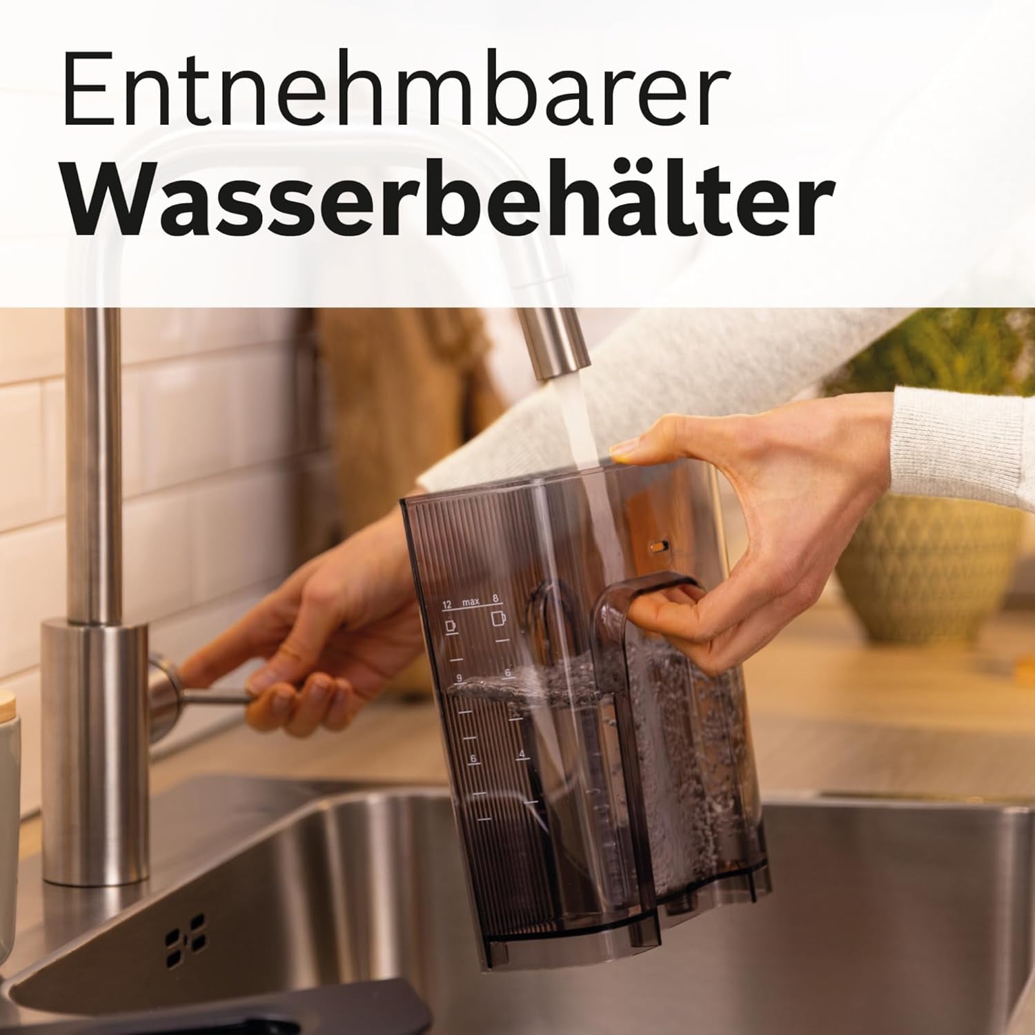 Espressor cu filtru Bosch MyMoment TKA6M273, carafă termică de 1L, pentru 8-12 cești, sistem anti-picurare, suport pentru filtru rotativ, program de detartrare, rezervor de apă detașabil, 1200 wați, negru mat