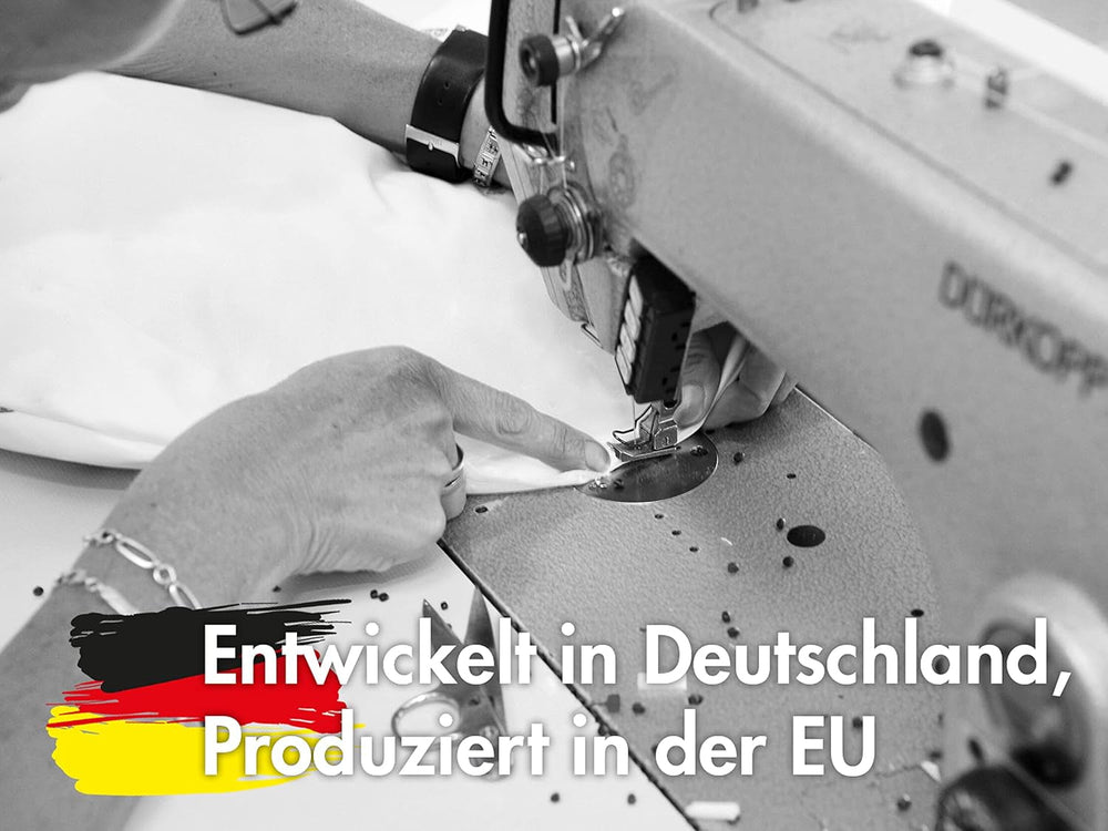 Traumnacht Wygodna jednokolorowa kołdra bawełniana na każdą porę roku, idealna kołdra przejściowa z pokrowcem z mieszanki bawełny, 135 x 200 cm, nadająca się do prania, z certyfikatem Oeko-Tex, wykonana zgodnie z niemieckimi standardami jakości. Kołdry i kołdry Naty Shop