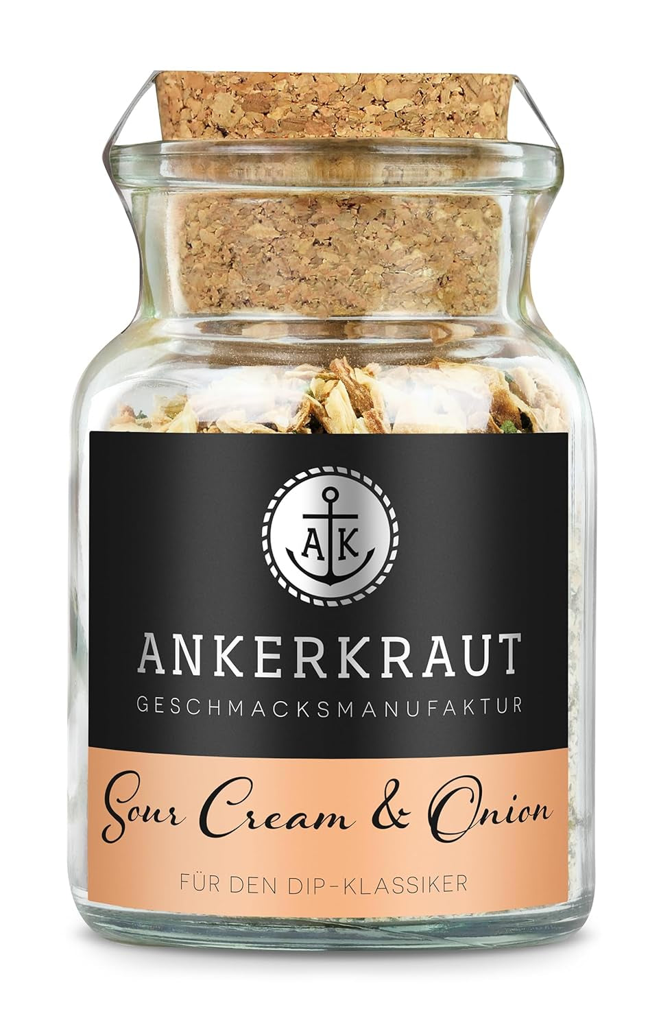 Ankerkraut „Sour-Cream & Onion”, Dip-Gewürzmischung do Kartoffelspalten, Brot, Fleisch lub Chips, 160g w aromatycznej torebce