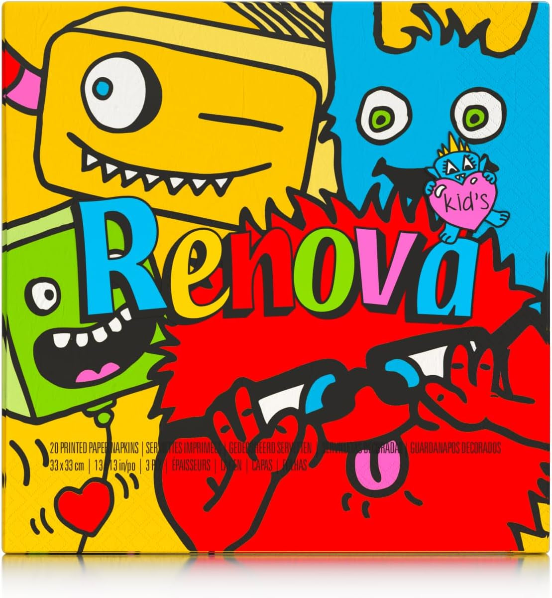 Șervețele de hârtie Renova pentru copii, 20 bucăți, 110 G