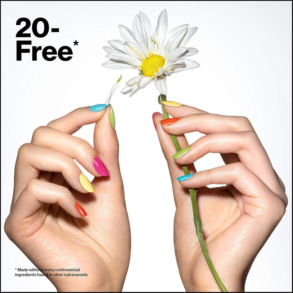 Lakier do paznokci Revlon Ultra HD Snap, długotrwała formuła wegańska, szybkoschnący i pełne krycie w jednej warstwie, kolor (8 ml), czerwono-czarny (014), unisex