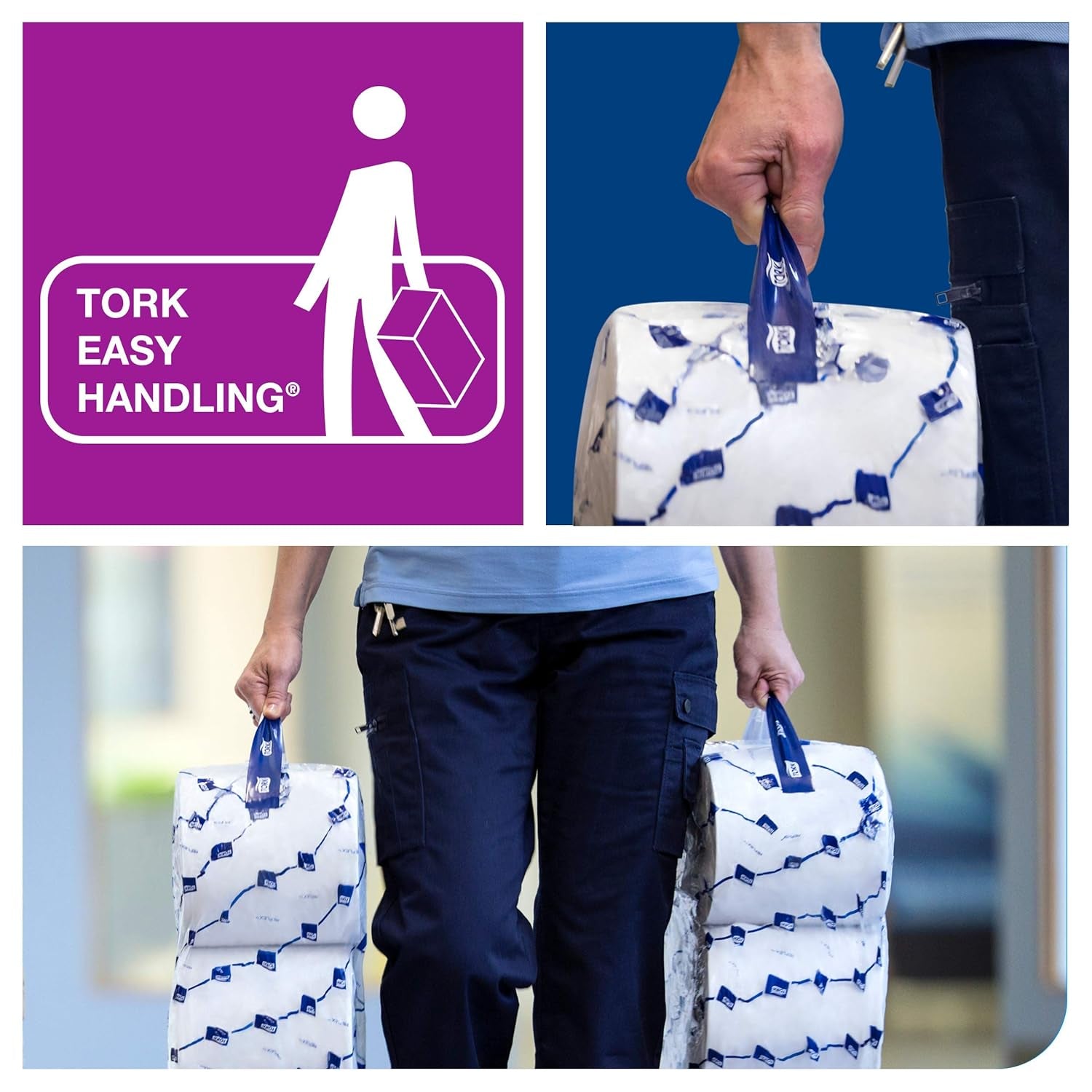 Hârtie igienică Tork Jumbo White T1, Advanced, 2 straturi, 6 × 380 M, 472118