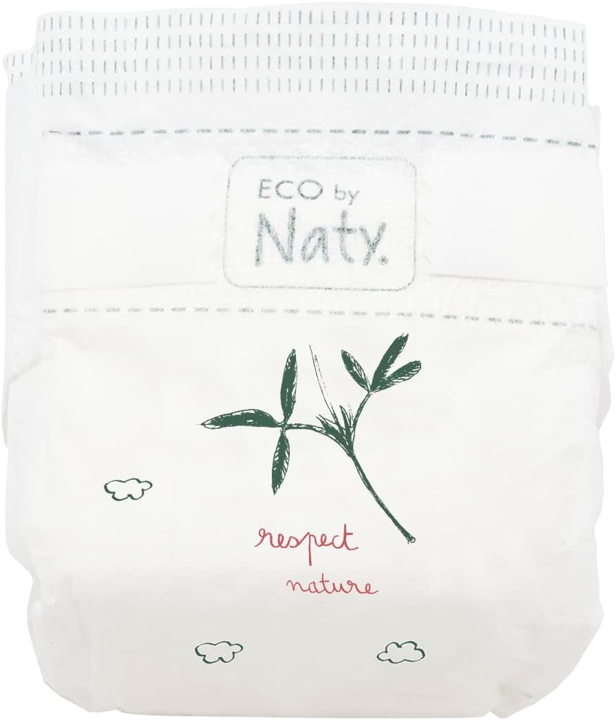 Pieluchy jednorazowe Eco by Naty Premium dla skóry wrażliwej, rozmiar 5, 11-25 kg, (1 x 22 sztuki)