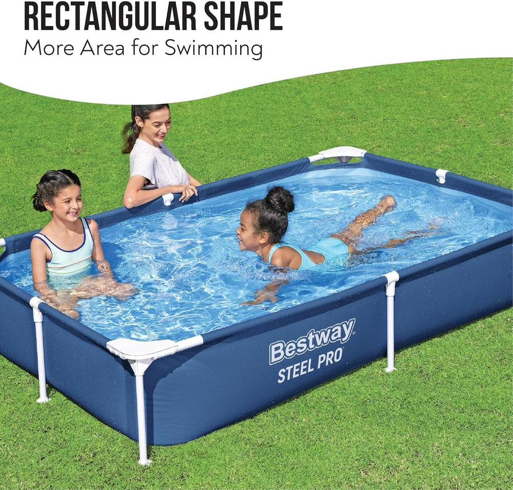 Piscină de 2,21 m x 1,50 m x 43 cm / 7'3" x 59" x 17"