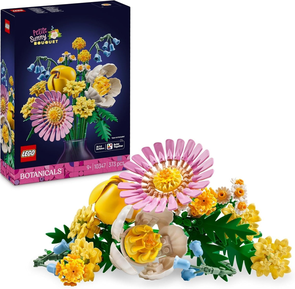 LEGO Botanicals Mały letni bukiet — zestaw do budowania sztucznych kwiatów — zawiera. dzwonki, jaskry, tulipany - Pomysł na prezent dla kobiet, matek i mężczyzn - 10347 Zestawy do budowania Besuche den LEGO-Store Domyślny tytuł sklepu