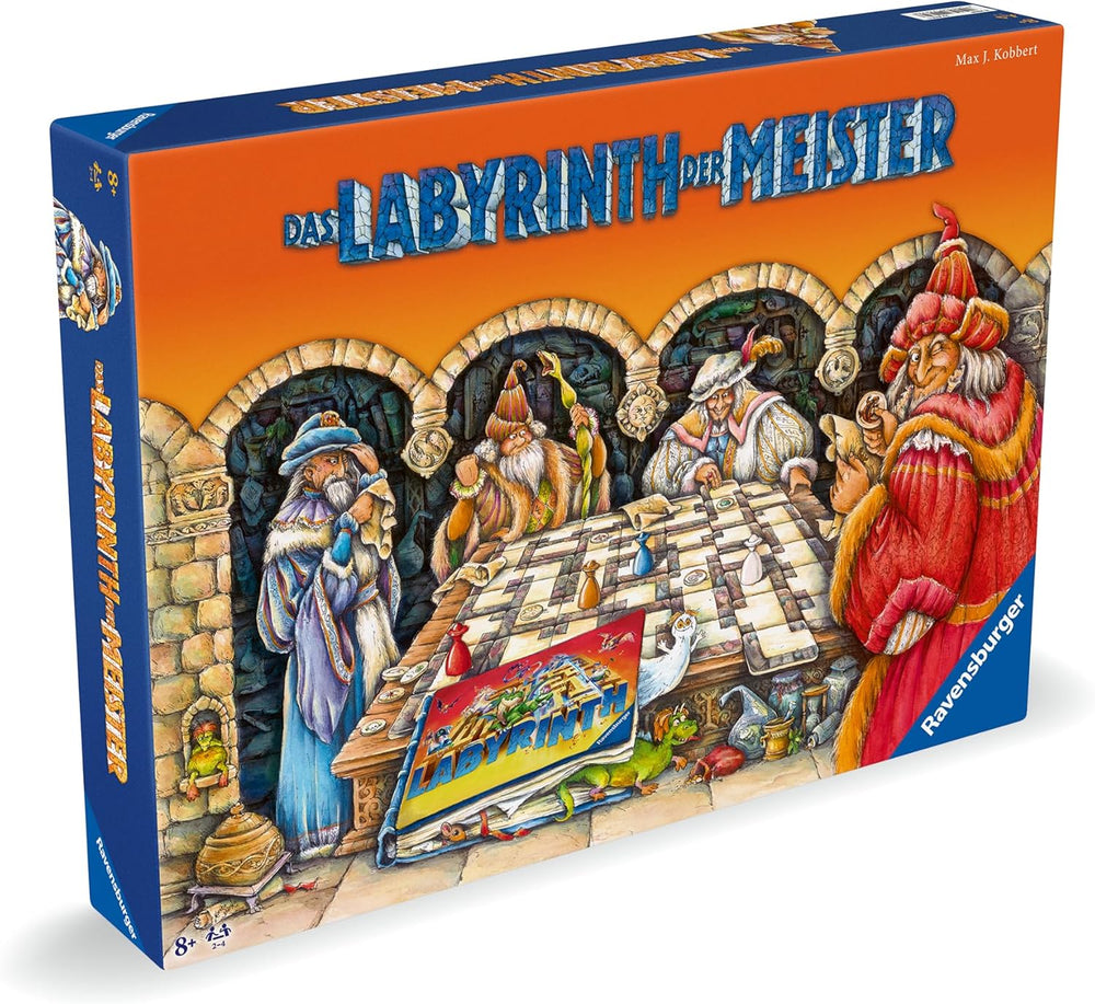 Ravensburger 22474 Maze Masters – Mistrzowska wersja szalonego labiryntu dla 2–4 ​​graczy w wieku od 9 lat