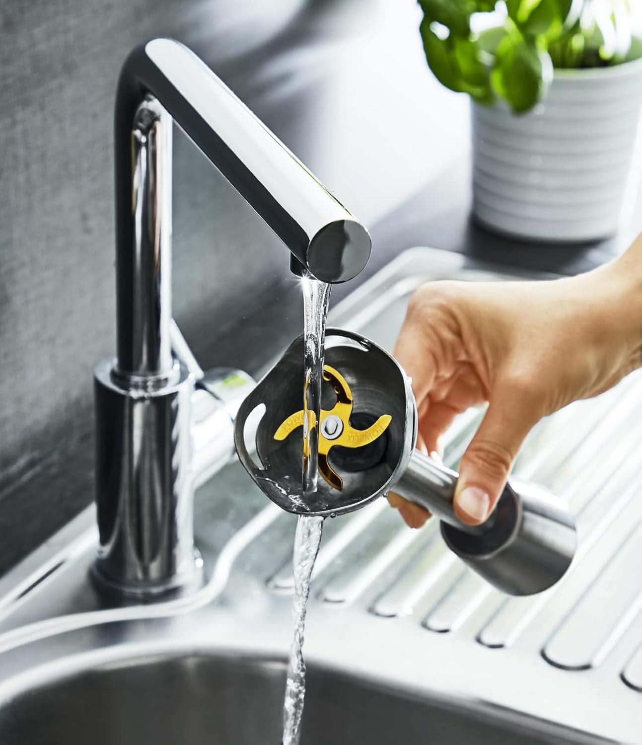 Infinyforce Pro Mikser stojący 1200 W, Hochleistungsklingen, Schnelle Ergebnisse, Ergonomische Geschwindigkeitregelung, Geschwindigkeitregelung, Abnehmbare Spülmaschinenfeste Teile DD95JD10 Kitchen Naty Shop