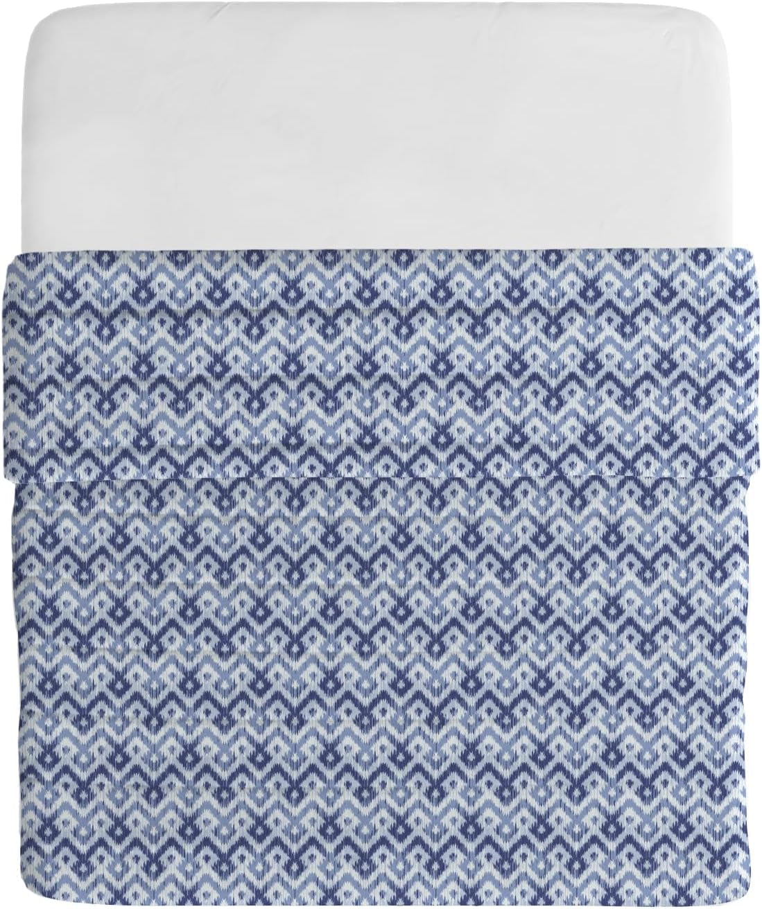 Lenjerie de pat italiană, cuvertură de vară de bază, microfibră imprimată, 250X240Cm, Rombi Plapumi si pilote Naty Shop