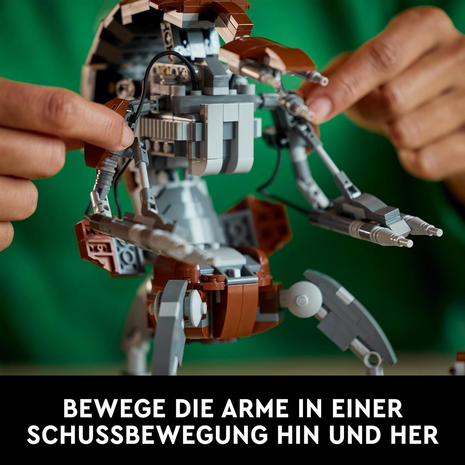 Zestaw LEGO Star Wars Droideka, model droida dla dorosłych, dekoracja biurka, przedmiot kolekcjonerski, pomysł na prezent dla mężczyzn i kobiet 75381 Zestawy do budowania Besuche w sklepie LEGO