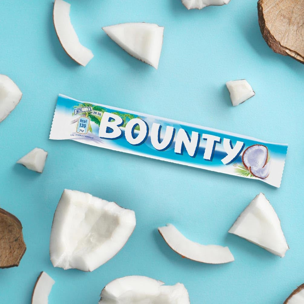 Bounty Batony Czekoladowe O Smaku Czekolady Kokosowej 24 Batony w Paczce (24 x 57g)