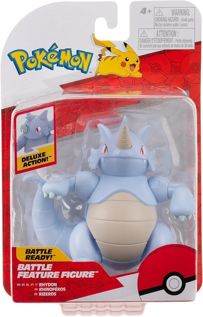 Pokémon PKW3418 - Figurka z bitwą - Rizeros Oficjalna figurka ruchoma 11,5 cm Figurki Naty Shop