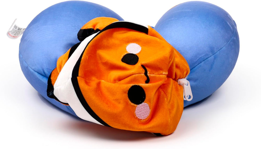 Puckator Swapseazzz Adoramals ocean clownfish 2-in-1 pernă de călătorie și jucărie moale Perne calatorie Naty Shop
