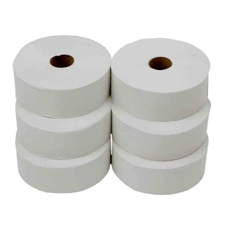 Q Connect KF03810 Hârtie igienică Jumbo, 2 straturi, 400 M, 6 role