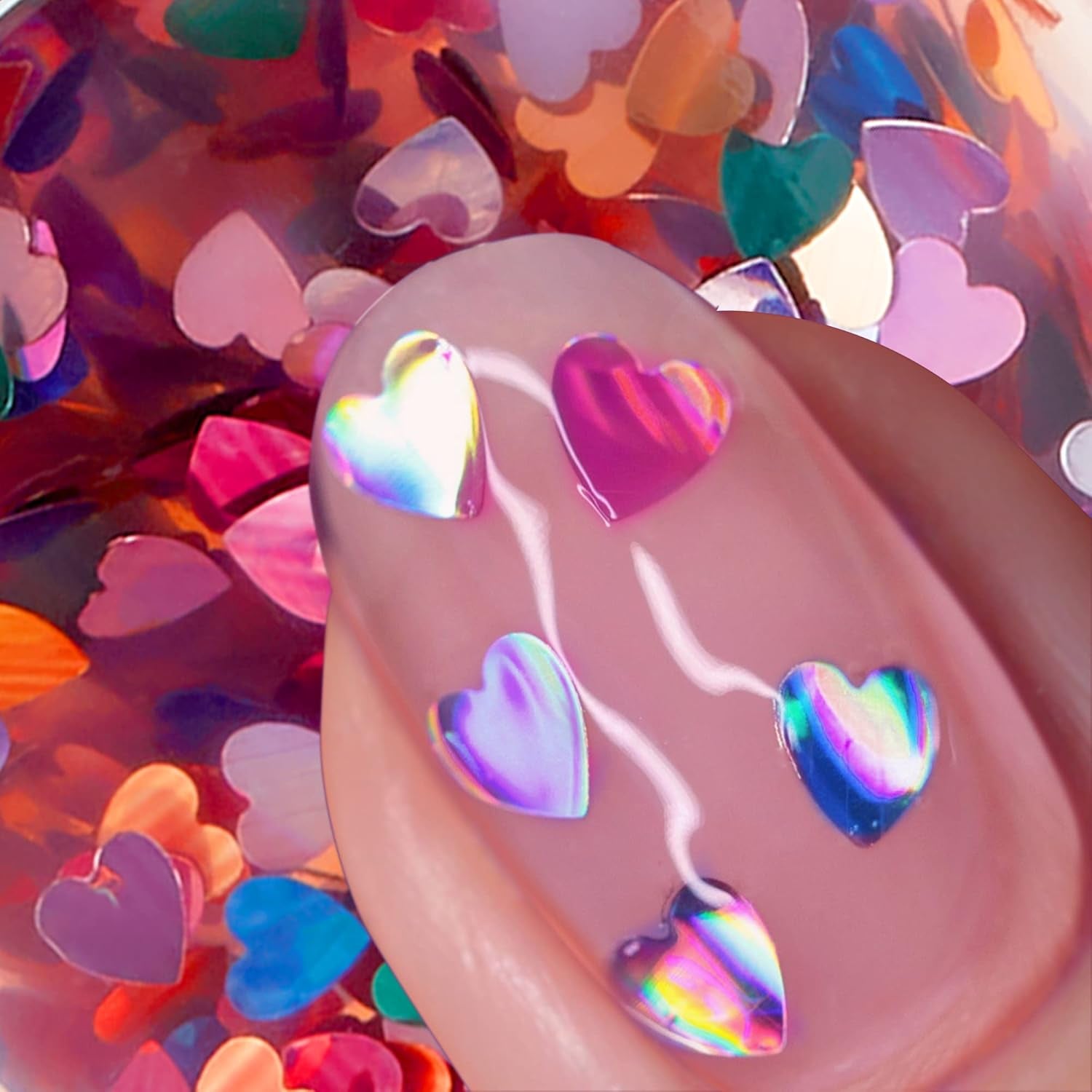 Oja Nails.INC Miłość w cekinach