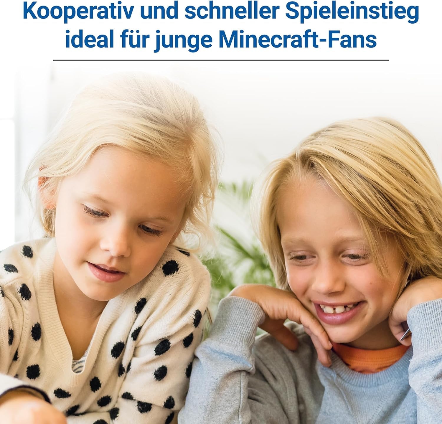 Ravensburger 24615 Minecraft Builders & Biomes Junior - Joc cooperativ pentru copii de la 5 ani în sus, pentru 2-4 jucători