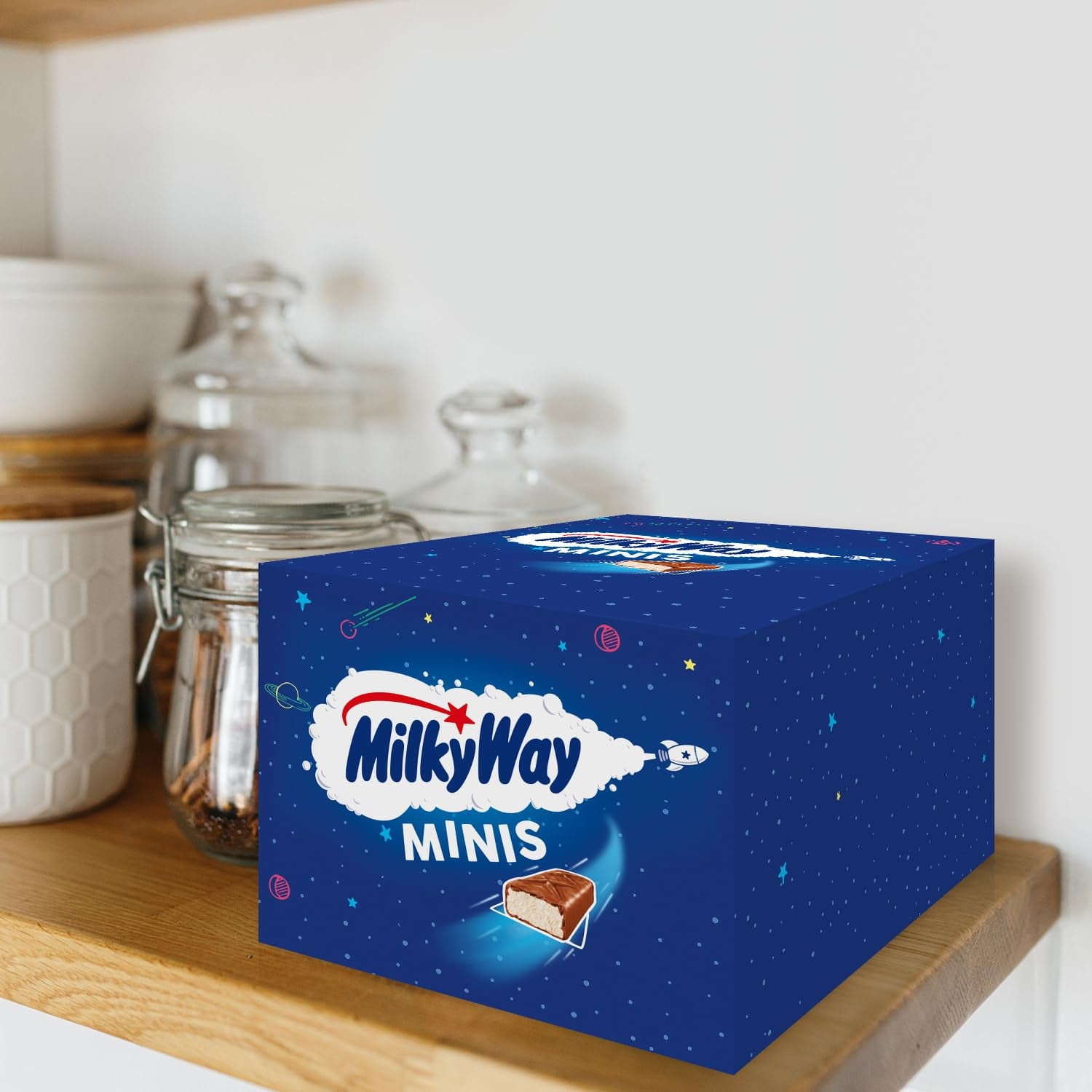 Mini batoniki czekoladowe, opakowanie zbiorcze czekolady, lekka śmietanka mleczna, 150 x 15,5 g, 2,3 kg