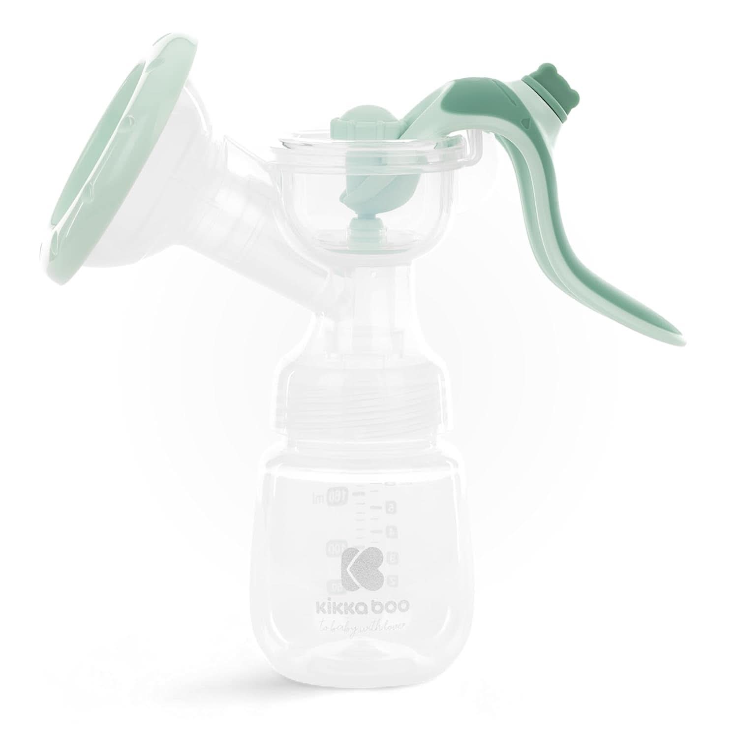 Laktator Kikkaboo ELSIE, ręczny z 2 trybami, regulacją siły ssania, miękką silikonową miseczką Akcesoria Żywność i karmienie piersią Bebe Naty Shop
