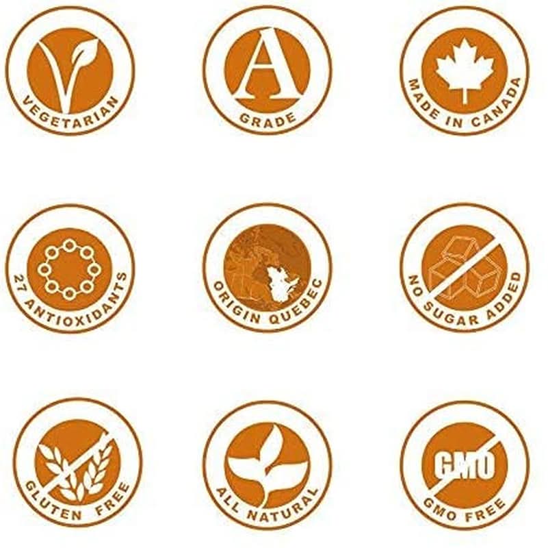 Maplefarm - Czysty kanadyjski organiczny ciemny syrop klonowy, klasa A, ciemny, mocny smak - 250ml Słodziki Naty Shop