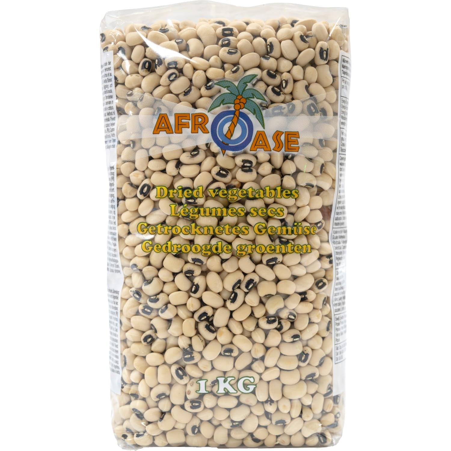 AFROASE - Groszek czarnooki - 1 x 1 kg