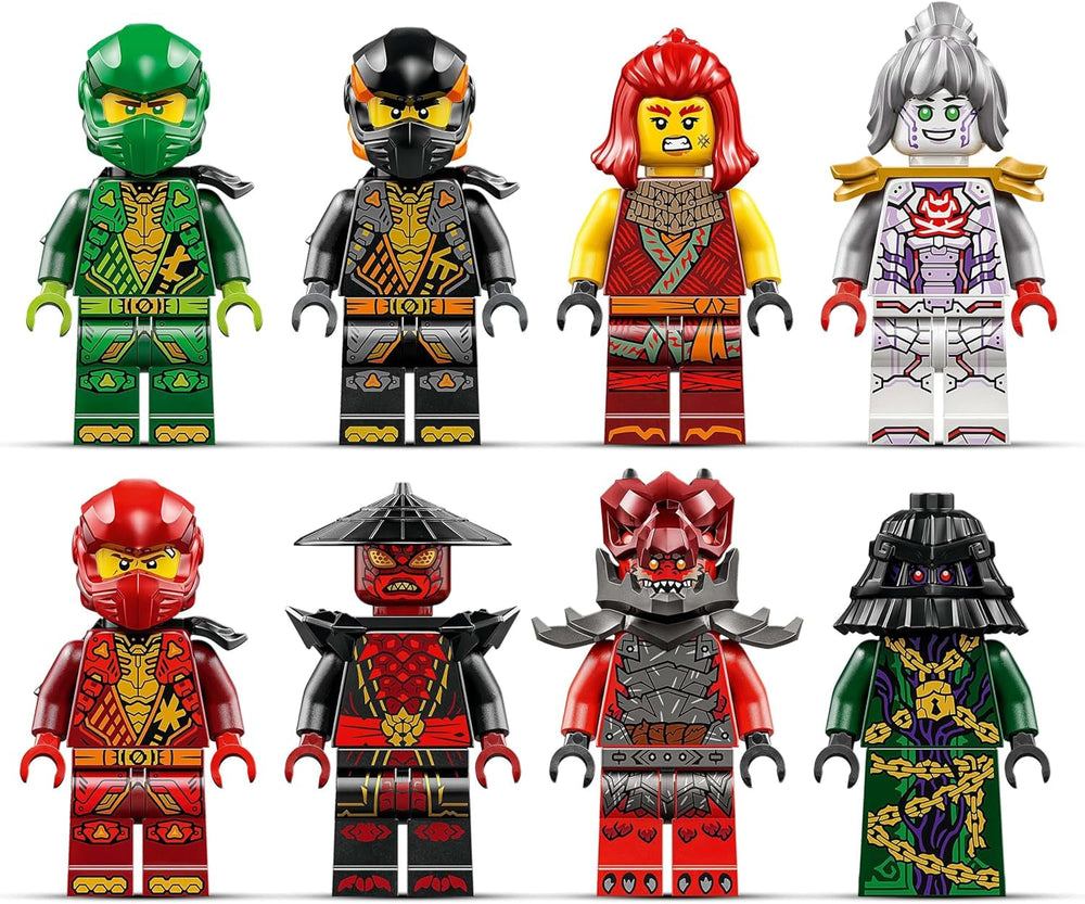 LEGO NINJAGO Świetlny smok - zabawka z 8 minifigurkami i kołem Spinjitzu - interaktywna zabawka konstrukcyjna ninja dla chłopców i dziewcząt od 9 lat - pomysł na prezent dla fanów 71836 Zestawy do budowania Besuche den LEGO-Store
