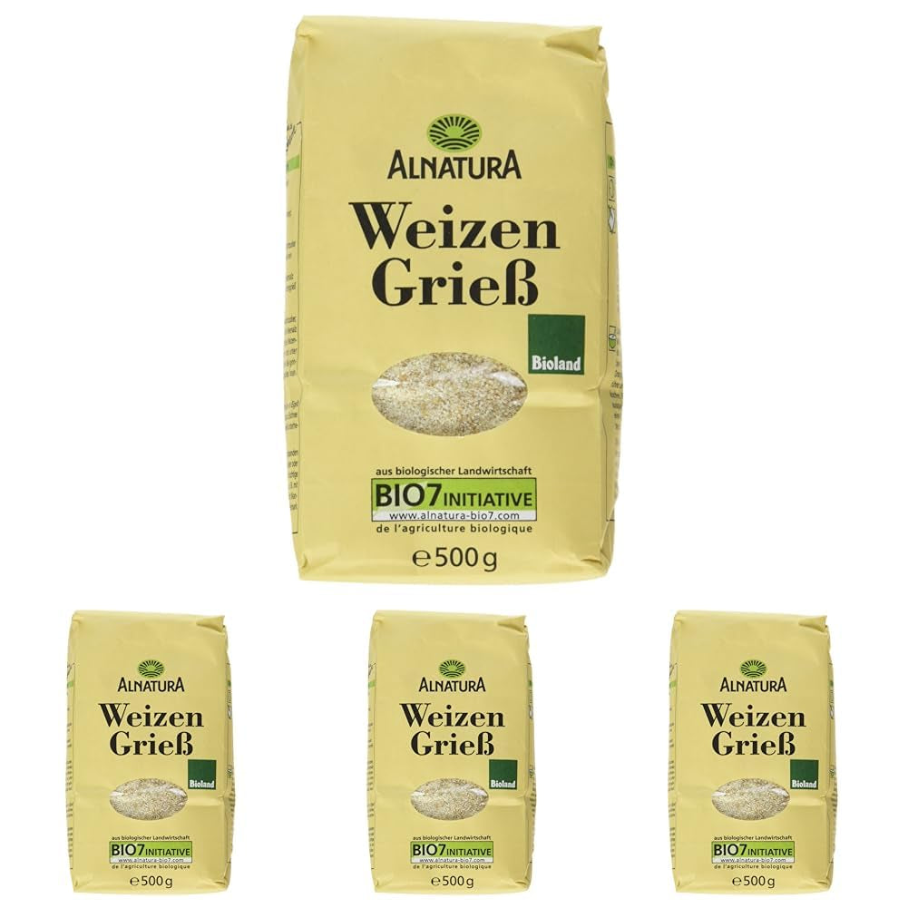 Ekologiczna semolina pszenna 500g (opakowanie może się różnić)