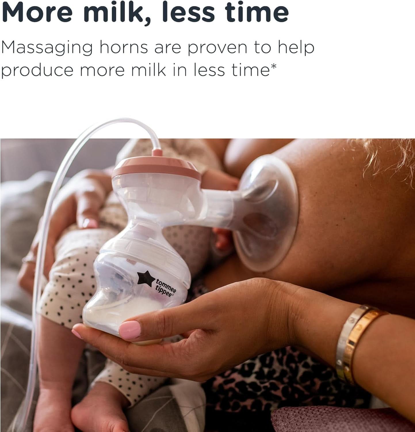 Tommee Tippee Made for Me Wyjątkowy laktator elektryczny, mocne ssanie Akcesoria Żywność i karmienie piersią Sklep Bebe Naty