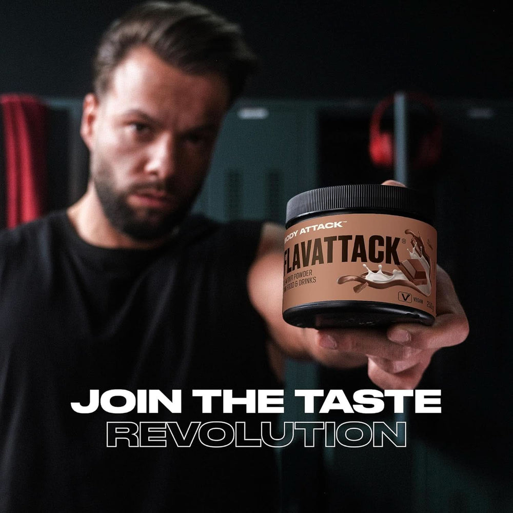 Body Attack Flavattack®, Double Choc Brownie, 250g / 83 porcje Aromaty Naty Shop