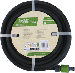 Furtun de picurare Kinzo 15M Ø14mm – Furtun de grădină cu 3 cuple – Furtun de grădină cu economie de apă pentru sisteme de pulverizare – Furtun negru