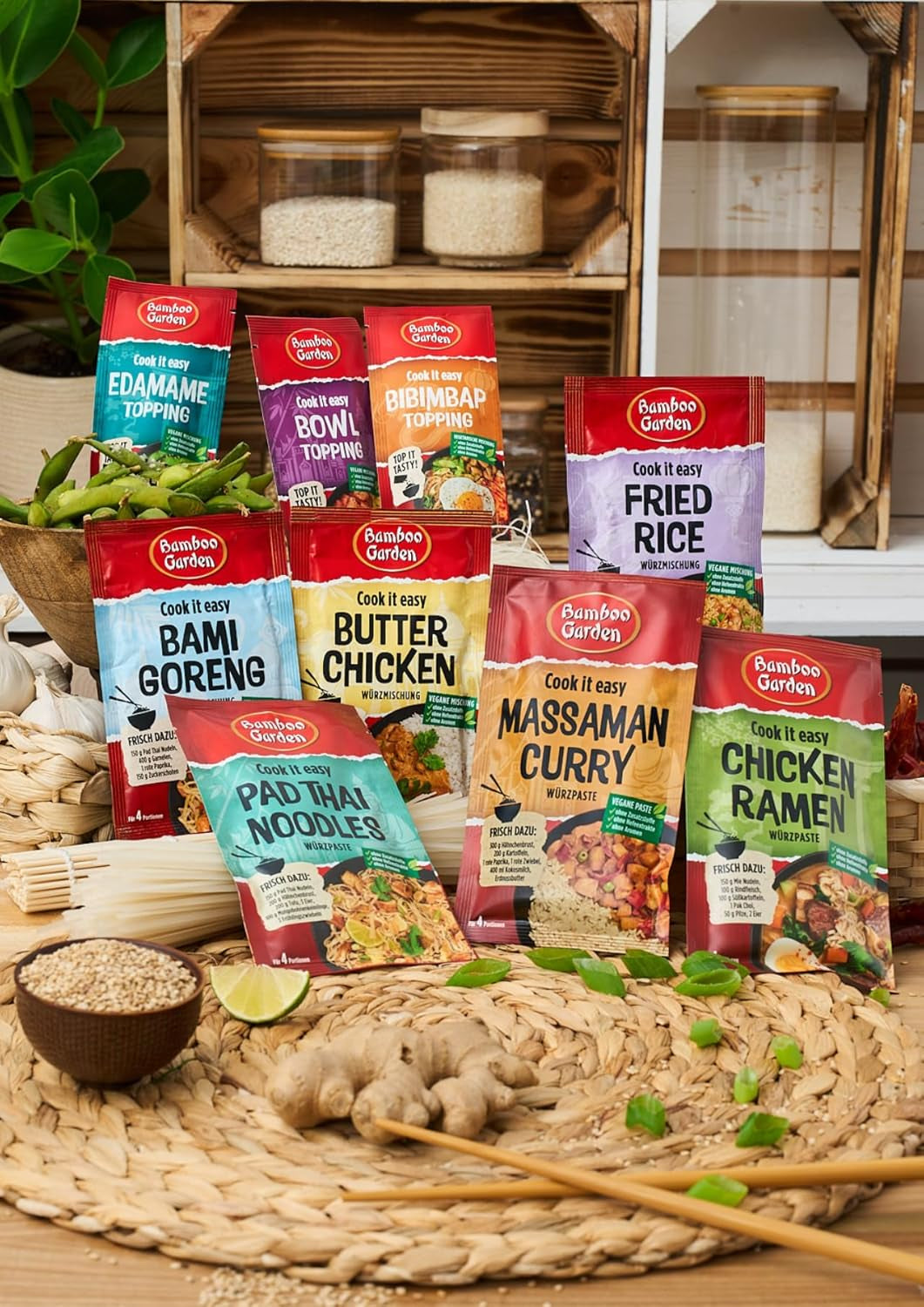 Ogród Bambusowy - Posypka do Miski | Gewürztopping zum Verfeinern von Asia Bowls | Wegańskie, naturalne składniki | 15 g w torebce