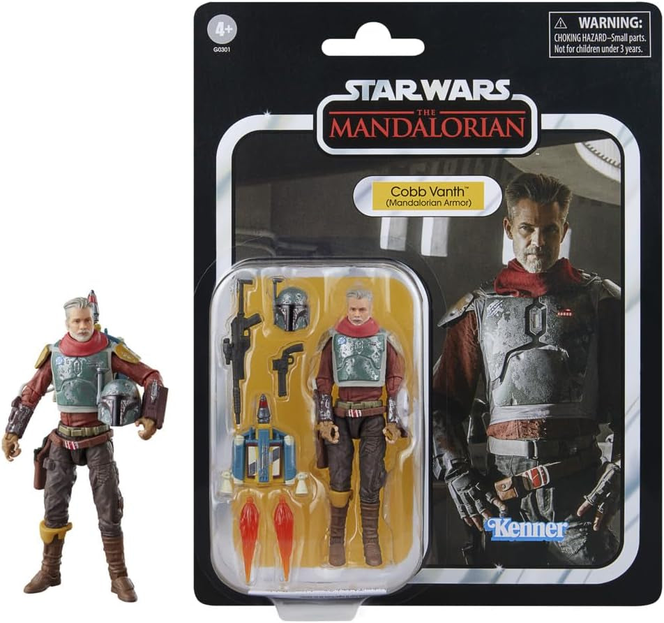 Star Wars Vintage Collection Cobb Vanth (Mandaloriańska zbroja) Deluxe Zu Mandalorian Figurka w skali 9,5 cm Figurki Naty Shop Domyślny tytuł