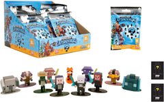 Jada Toys - Minecraft Blind Pack Nanofigs, Wave 2, Minecraft Legends Nano Metal Collectible Figure, Diverse modele, 4 Cm, Vârsta 3+, Negru Action figures Naty Shop Titlu implicit