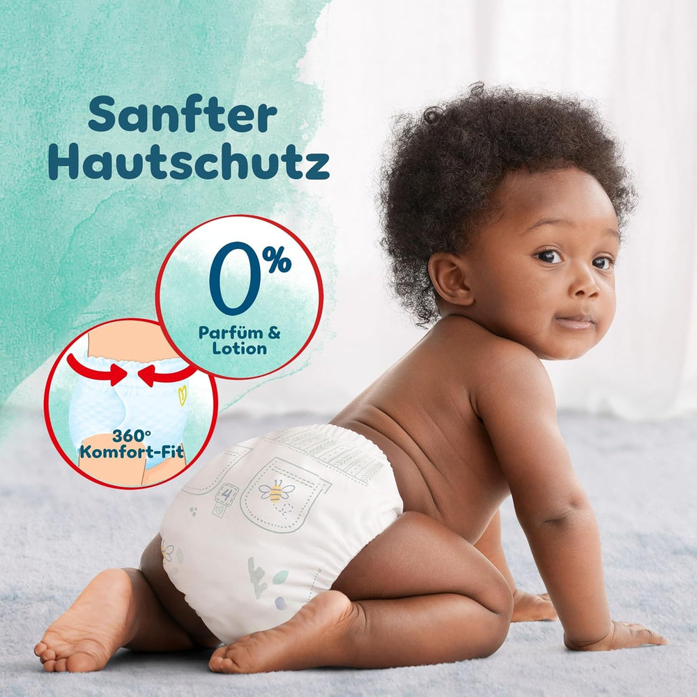 Pampers Harmony Pants rozmiar 5, 144 szt., 12 kg-17 kg, delikatna ochrona skóry i komfort 360°