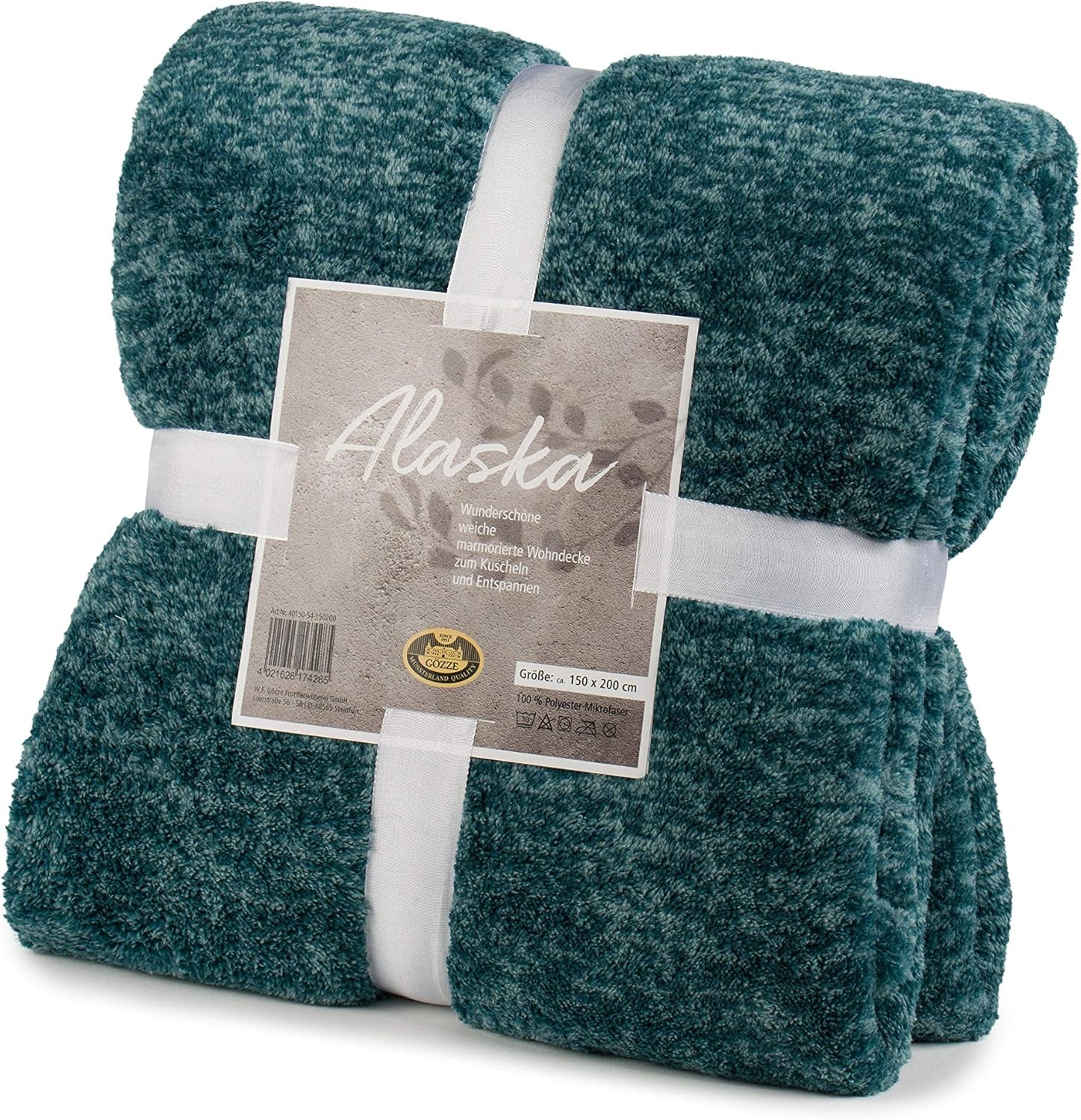 Gözze - Marmurkowy i wygodny koc, 150 x 200 cm - Łóżka i koce benzynowe Besuche den GÃ¶zze-Store