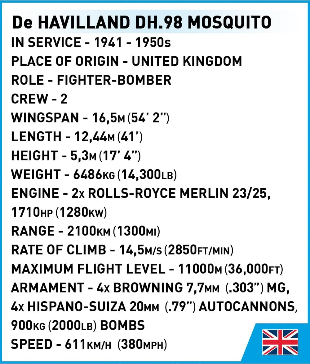 COBI De Havilland DH.98 Komar