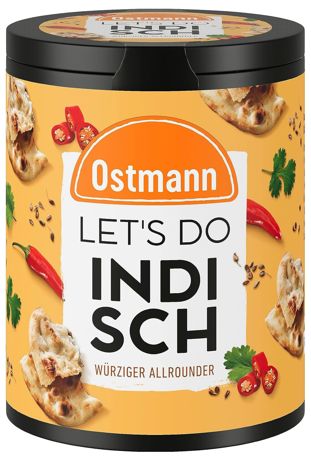 Ostmann Gewürze - Let's Do Fisch Allrounder | Gewürzsalz für Bratfisch, Flammlachs i Meeresfrüchte | Würziger Allrounder z musztardą, cytryną i koperkiem | 85 g w koszu Metalldose