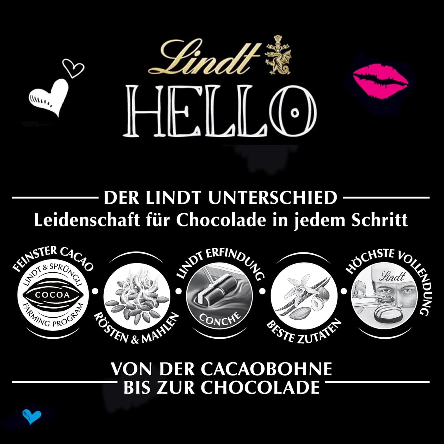 Lindt HELLO Truskawkowy Sernik Czekoladowy | Batonik 100g | Czekolada mleczna z nadzieniem kremowym z twarogu truskawkowego | Tabliczka czekolady | Czekoladowy prezent