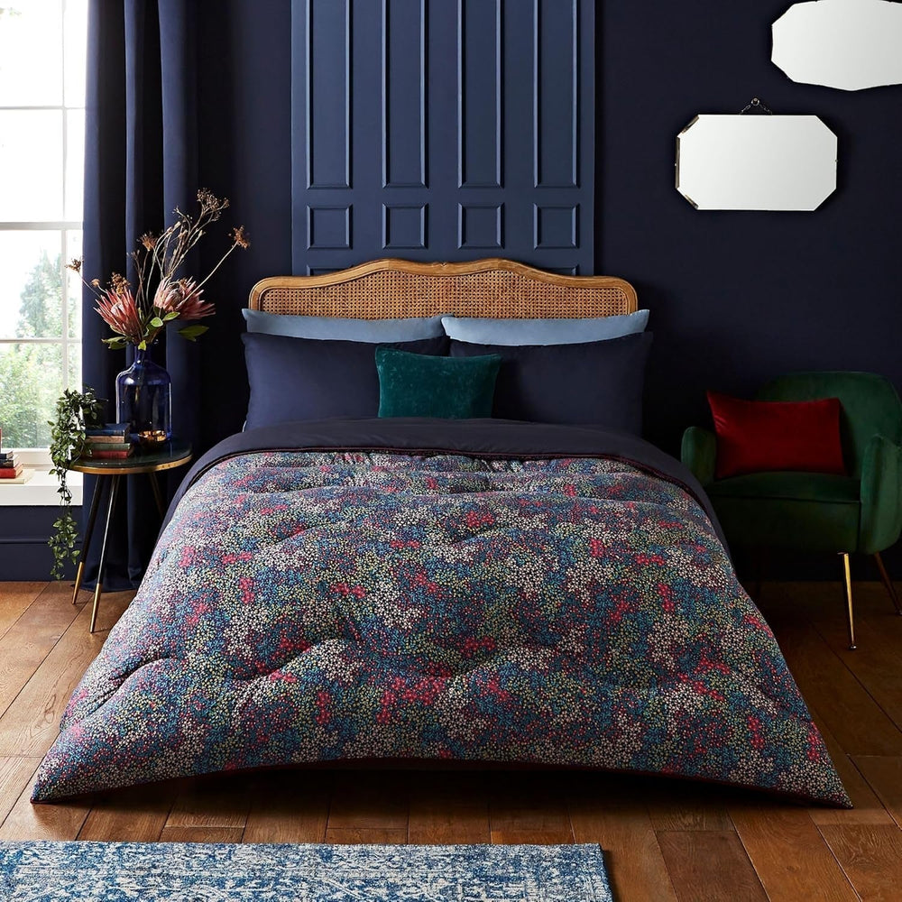 Przytulny koc z polaru Sherpa Night Lark, klasyczna czerwona krata, 9 Tog, luksusowy, puszysty, gruby i dwustronny, idealny na kanapę, łóżko, kanapę, kanapę. Hipoalergiczne, można prać w pralce, Rozmiar: Łóżka i kołdry Night Lark Podwójne łóżko Midnight Flower