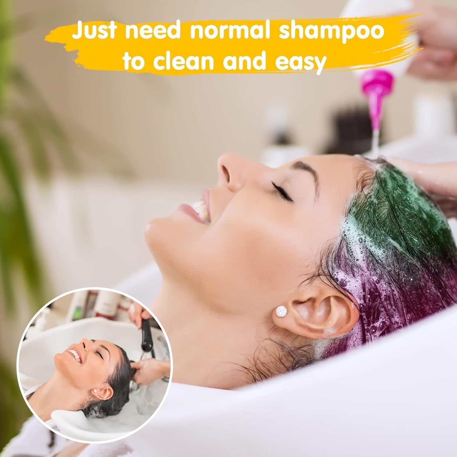 10PCS păr cretă pieptene temporar lumina păr culoare crema cadouri pentru fete pentru copii 4 5 6 7 8 9 11 + ani Vopsea pentru par Naty Shop