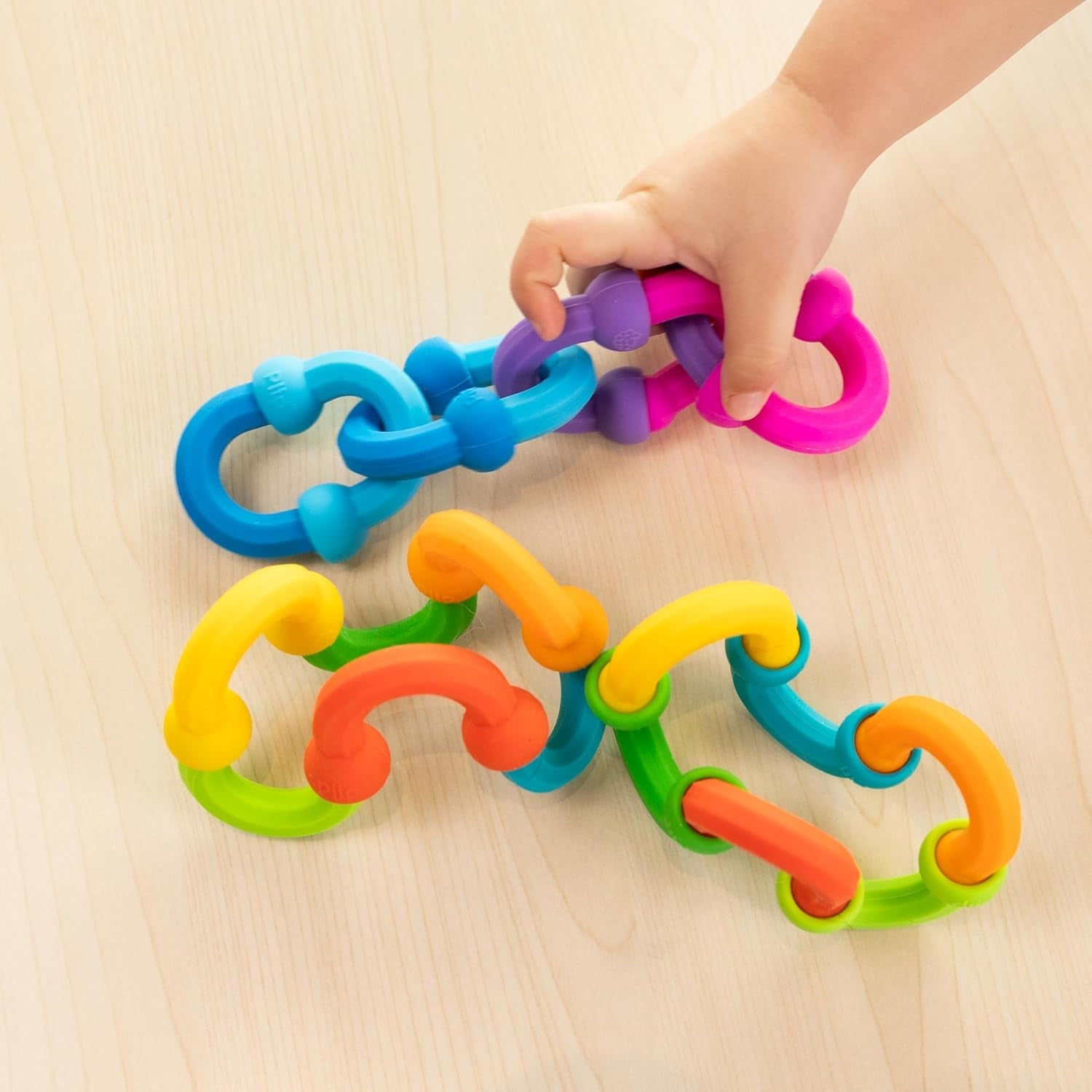 Fat Brain Toys Plip Links - Plip Links - Neues Bauen & Bauen für Kinder von 3 bis 12 Jahren