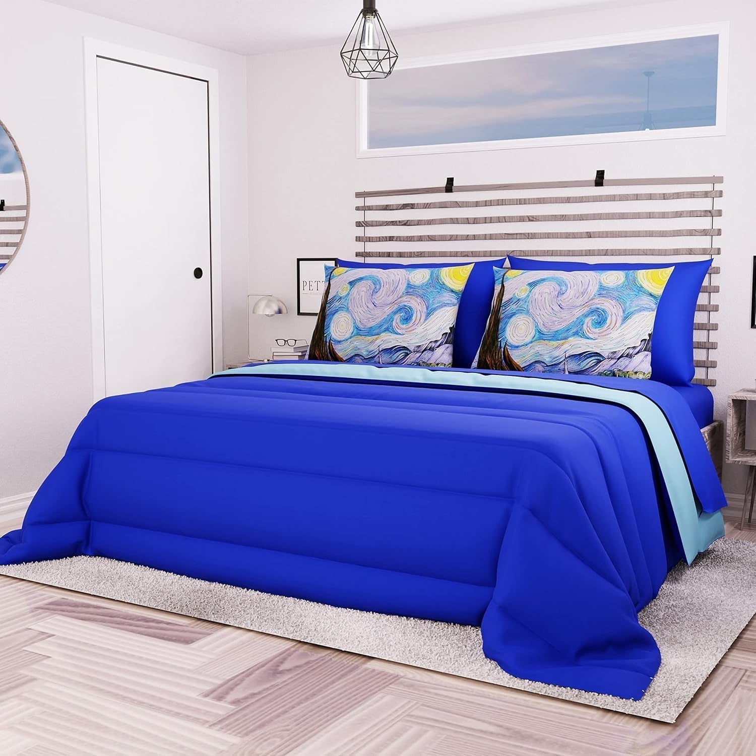 PETTI Artigiani Italiani - Koc zimowy na podwójne łóżko, maxi, monochromatyczny, dwustronny, biały, szary, 100% Made in Italy