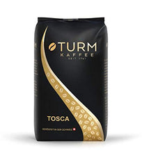 Tosca 1000g | Boabe de cafea premium elvețiene pentru espresso și cappuccino | amestec puternic de Arabica și Robusta cu note de nucă și prăjire | cafea espresso corpolentă | prăjită în Elveția