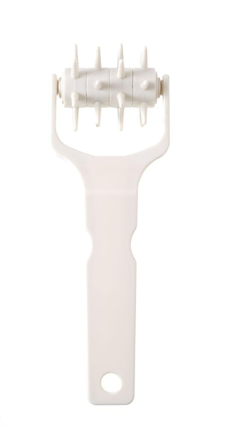 HENDI Stiproller, Stippwalzse, Teigigel, Teig Gitterschneider, für saftige Kuchen- und Gebäckböden sowie Pizzateig, 77x210mm, Polipropylen