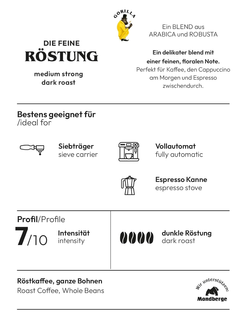 Joerges Espresso Delicat, 1kg, alb