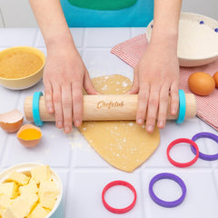 Teigrolle z regulowanymi kółkami