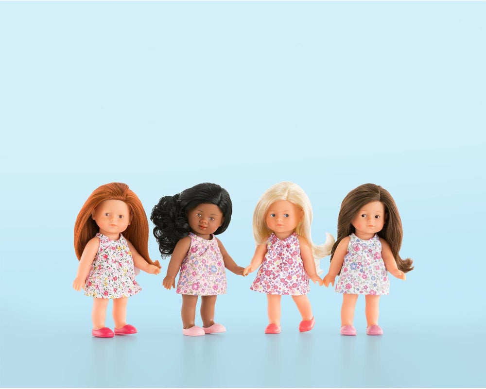 Corolle 9000240020 - Romy brunetka Les Trends Mini Corolline 20cm, francuska lalka z urokiem i zapachem wanilii, 20 cm