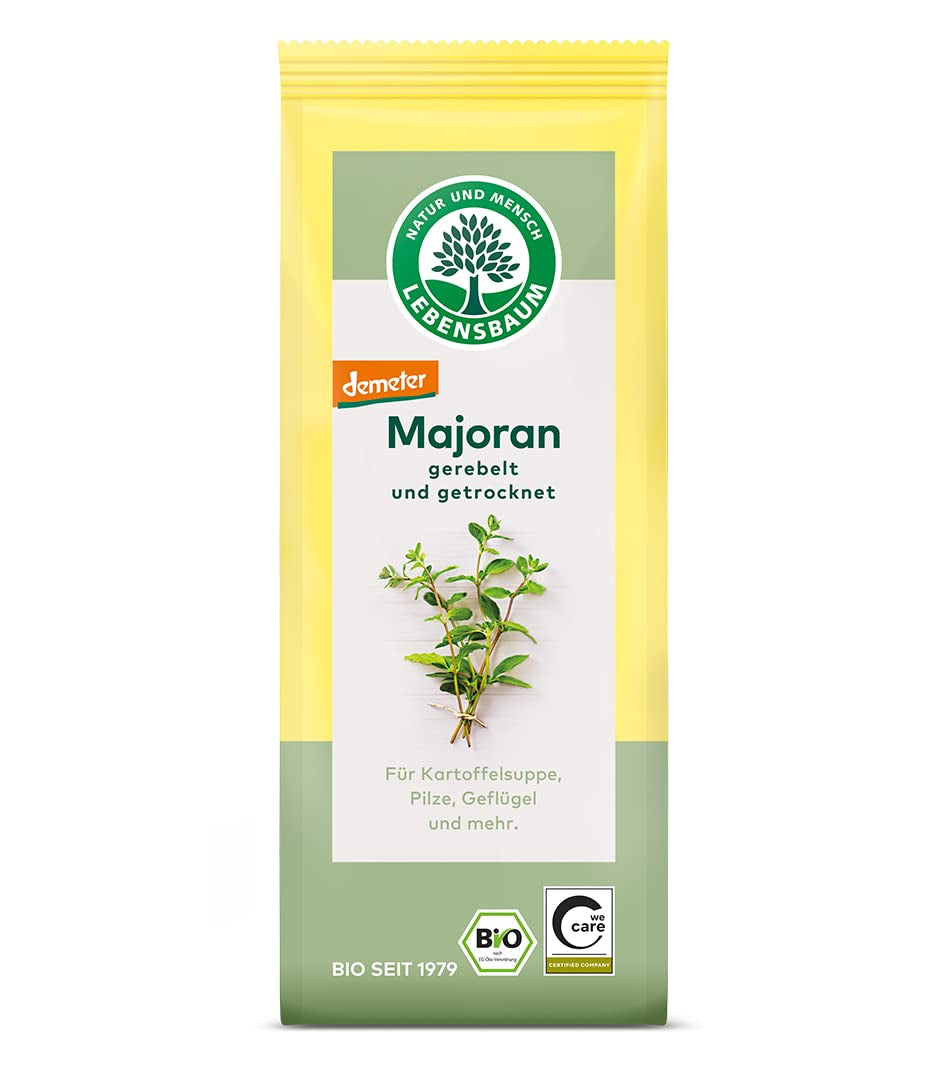 Lebensbaum Liebstöckel geschnitten, Bio-Gewürz mit würzigem Geschmack, Maggi-Kraut für Suppen, Marinaden, Fleisch- und Fisch-Gerichte, wegańskie, 15g